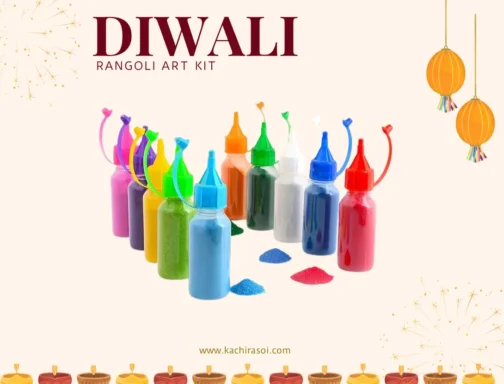 Kachi Rasoi Rangoli Kit | best powder tube rangoli color kit | Pack of 12