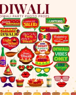 Kachi Rasoi  happy Diwali photo Props, Diwali Decoration and party Item,  (30 Pcs)