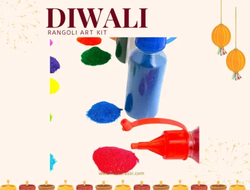 Kachi Rasoi Rangoli Kit | best powder tube rangoli color kit | Pack of 12 - Image 3