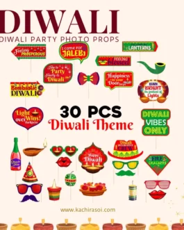 Kachi Rasoi  happy Diwali photo Props, Diwali Decoration and party Item,  (30 Pcs)