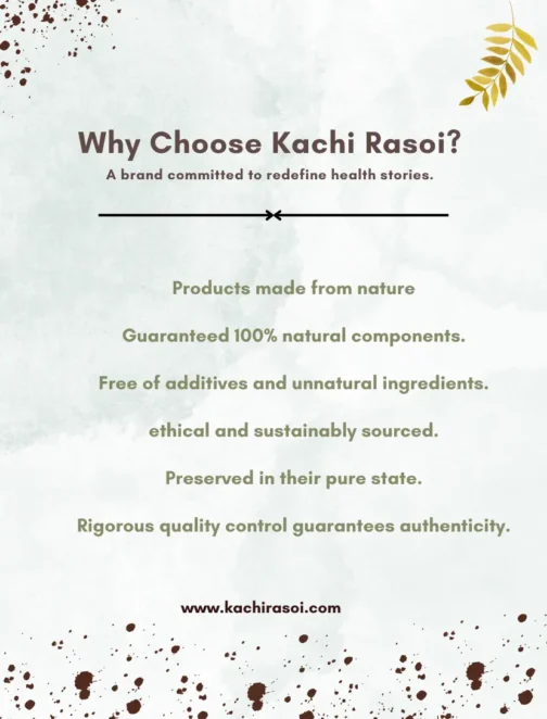 Kachi Rasoi benefits