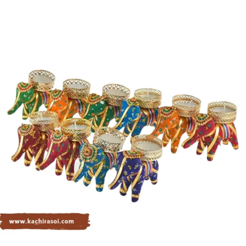 Rajasthani Handcrafted elephant candle | Diwali gift idea | Set of 10 | best handicraft candle