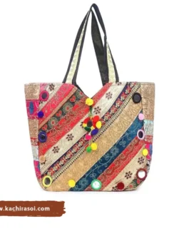 handicrafted handbag