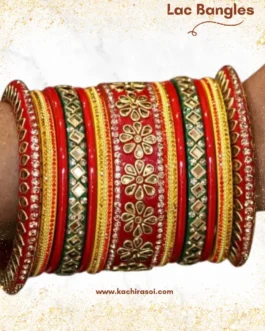 lakh chura | best bridal lakh chura | kachi rasoi (26 bangles, 4 Bangdi)