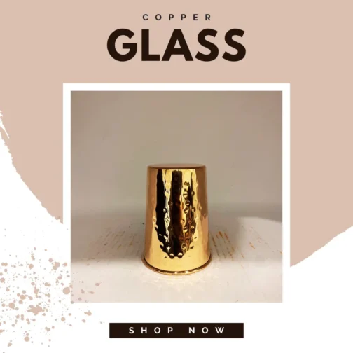 Handcrafted Copper Drinking Glass