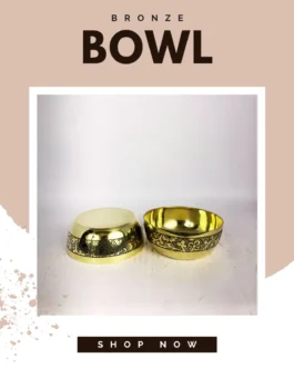 Handcrafted Bronze Bowl | Kachi Rasoi | Set of 6