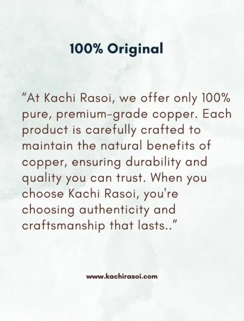 Copper Lota | Pure Copper Vessel | Kachi Rasoi - 340 ML - Image 2