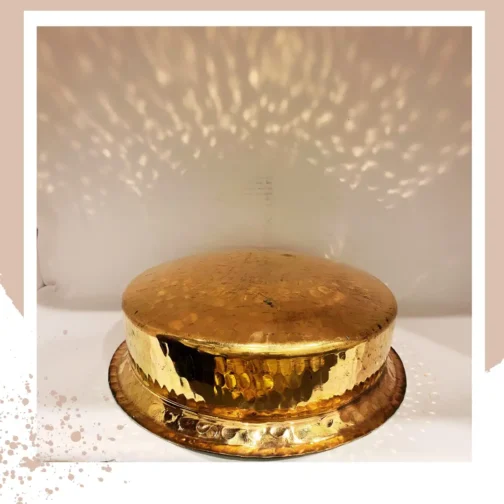 Traditional Brass Lagan Handi | Kachi Rasoi - Image 3