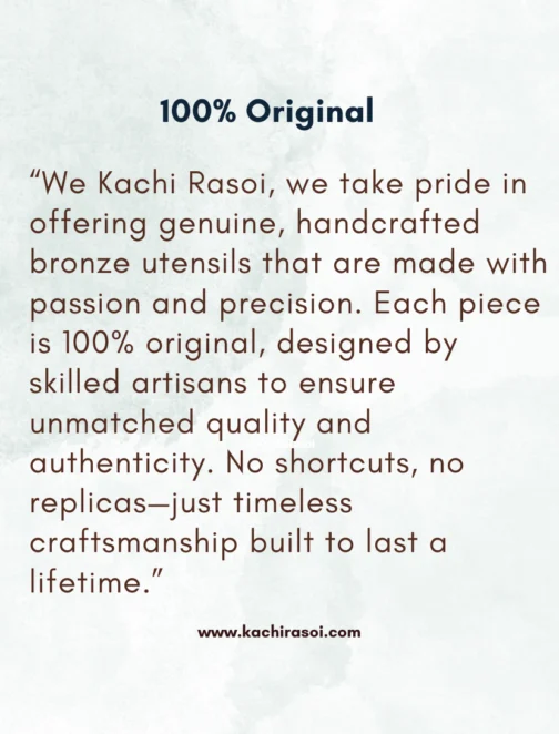 Bronze Bowl | Eco-Friendly Patra | Kachi Rasoi | 3.5 Inch - Image 4