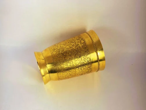 Brass Glass | 100% Pure Brass Glassware | 200 ML - Image 5