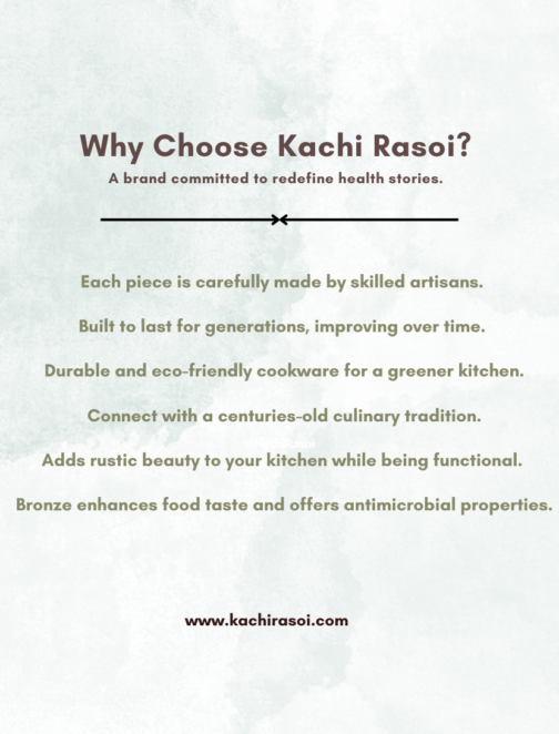 Bronze Jug | Kachi Rasoi | Pitcher Eco-Friendly 7 Inch - Image 3