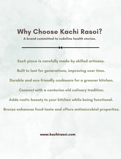 Bronze Table Spoon | Kachi Rasoi | 17.8 cm Elegant Cutlery - Image 3