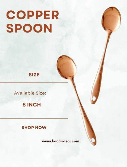 Copper Spoon  Kachi Rasoi | 100% Pure Copper - Image 4