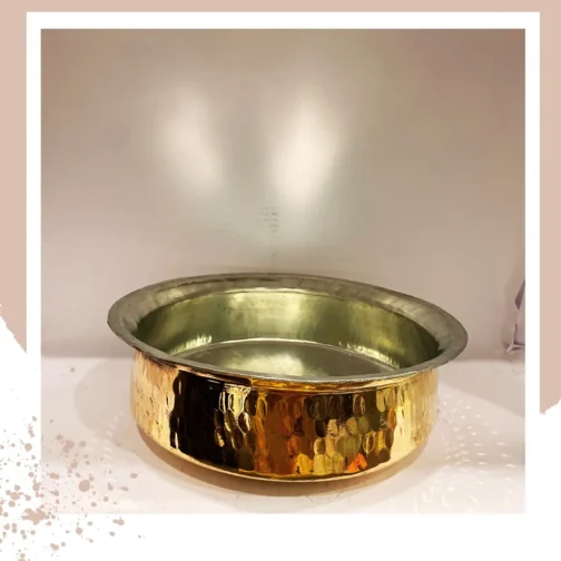 Traditional Brass Lagan Handi | Kachi Rasoi - Image 2