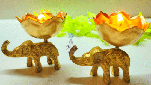 Kachi Rasoi Elephant Dry Fruit Holder | 10 PCS