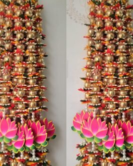 Kachi Rasoi Lotus Pearl Hanging 45 inches length | 8 Pieces