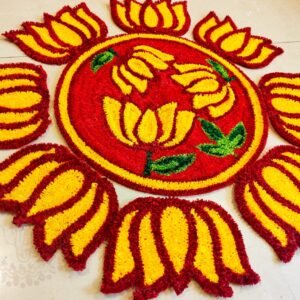 Read more about the article Ready-Made Rangoli for Diwali: Are Reusable Rangoli Mats Better Than Powder Rangoli?