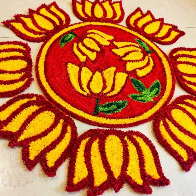 Read more about the article Ready-Made Rangoli for Diwali: Are Reusable Rangoli Mats Better Than Powder Rangoli?