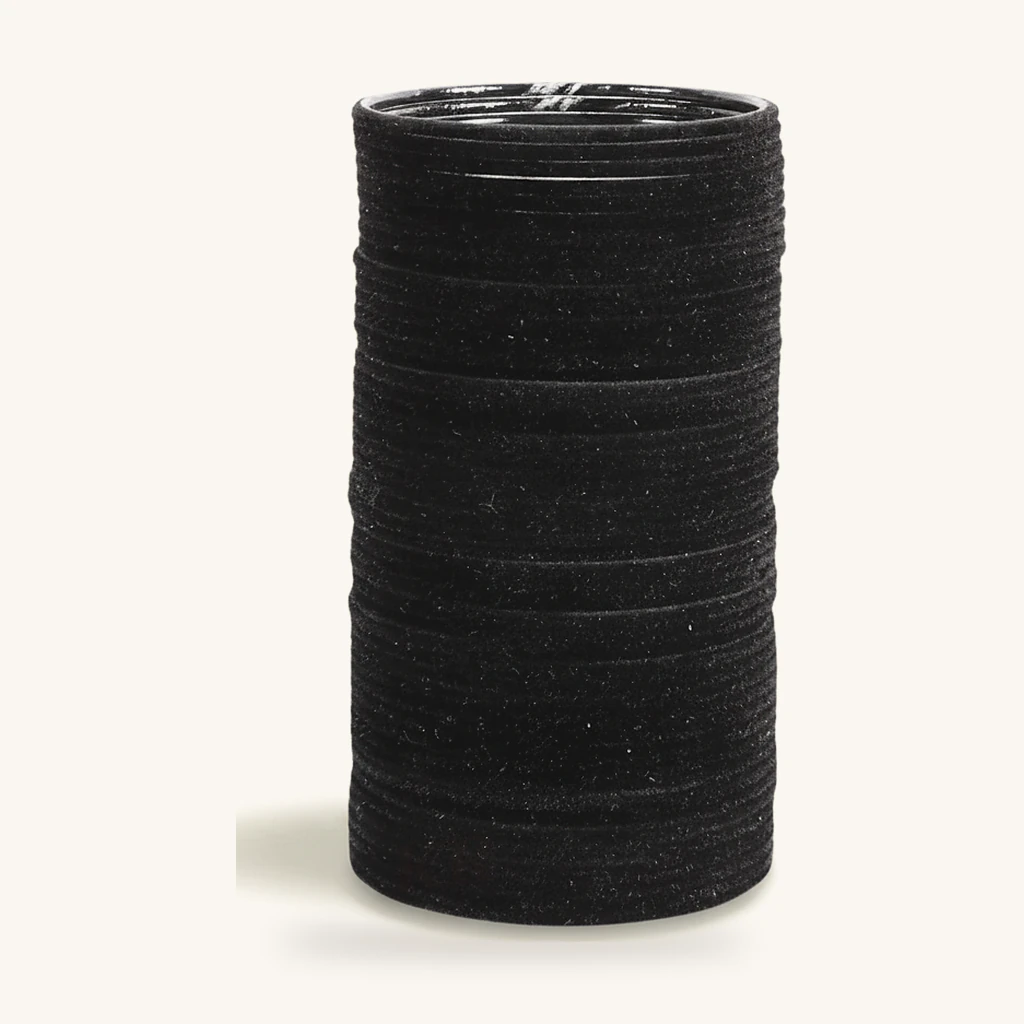 Black velvet bangle