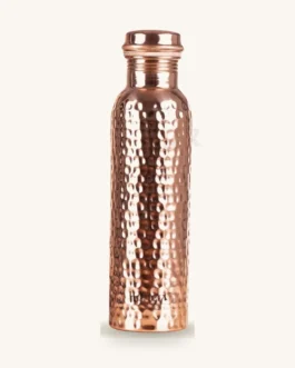 Pure Brass Water Bottle – 1 Litre