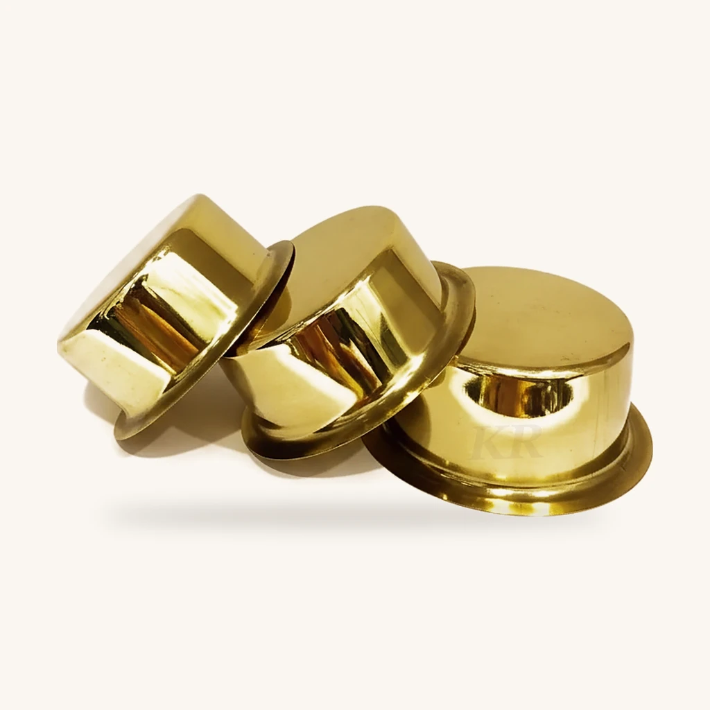 Brass Saucepan Set, Pure Brass Set of 3 – view 3