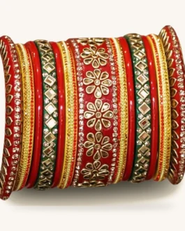 Traditional Bridal Lakh Chura – 26 Bangle Set
