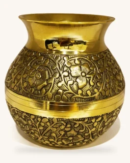 Bronze Lota &ndash; Pure Bronze Water Pot, 10 x 8 cm
