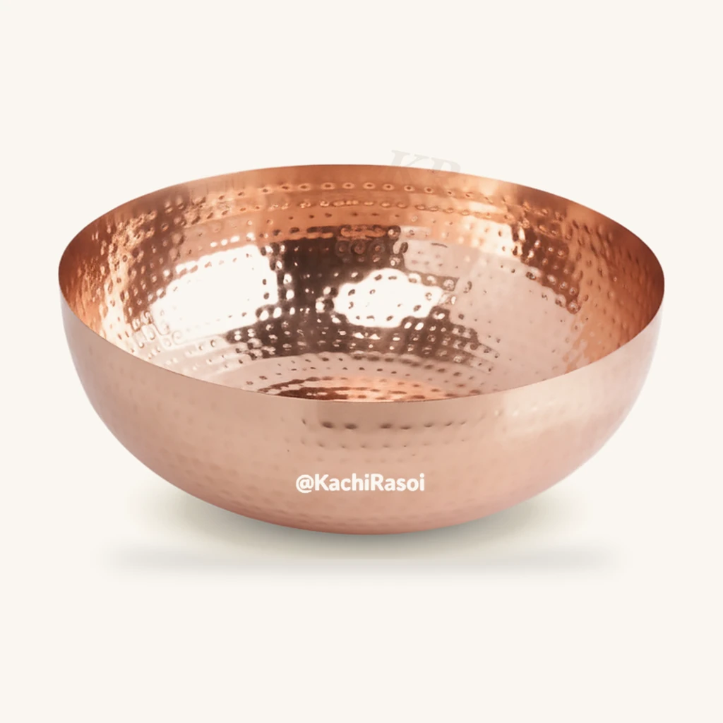 Copper Bowl Container, 100% Natural – view 4