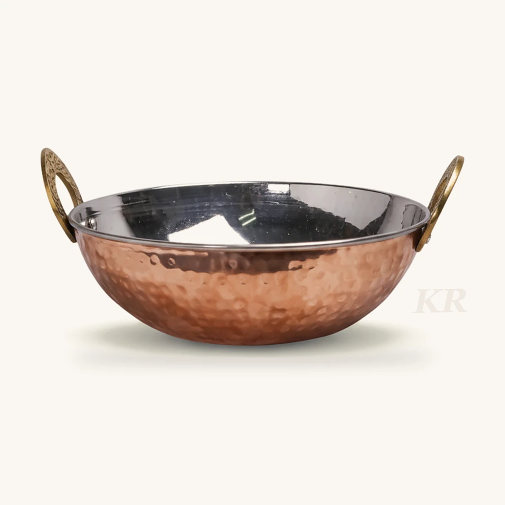 copper kadai | kadhai