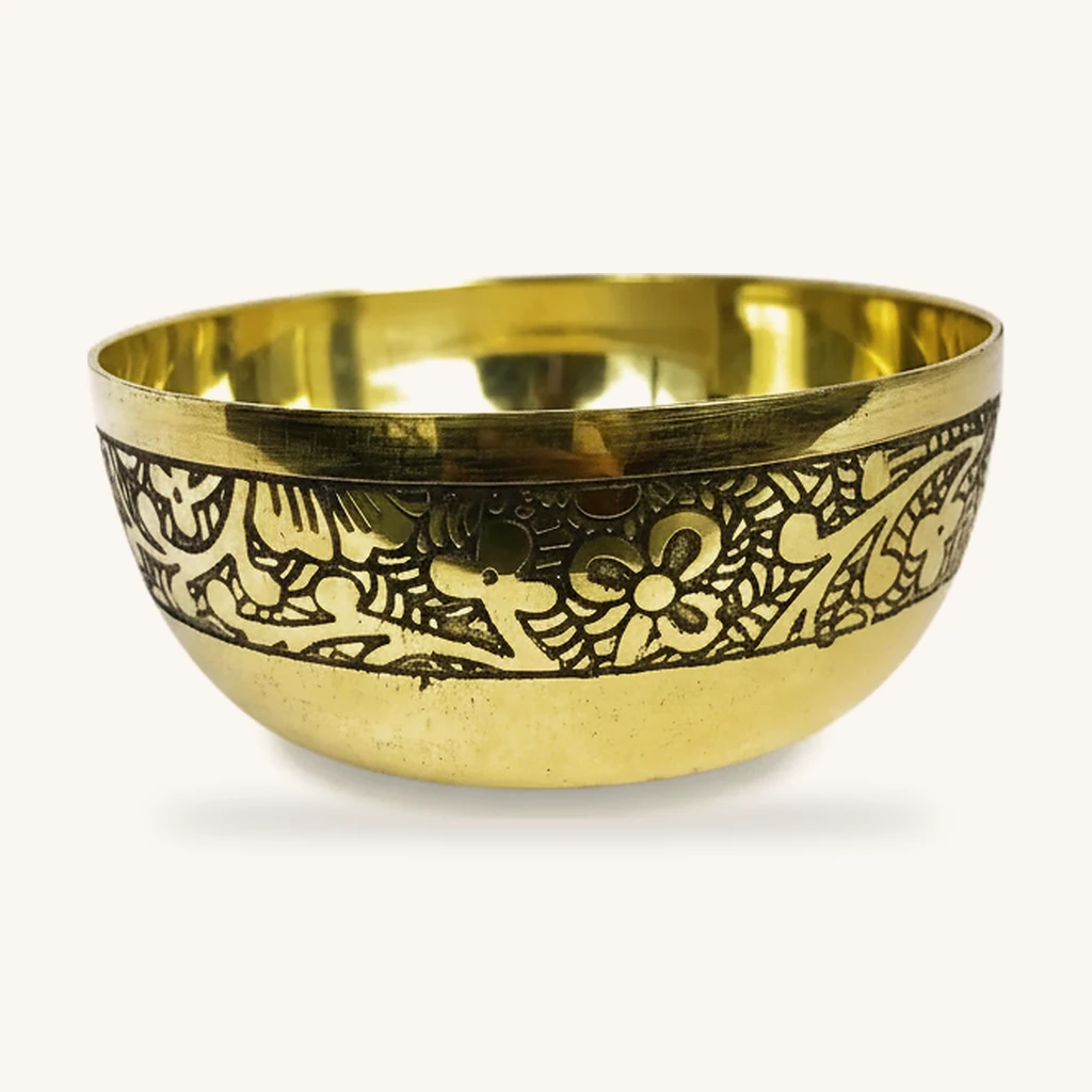 Handcrafted Bronze Bowl, Set of 6 – view 2