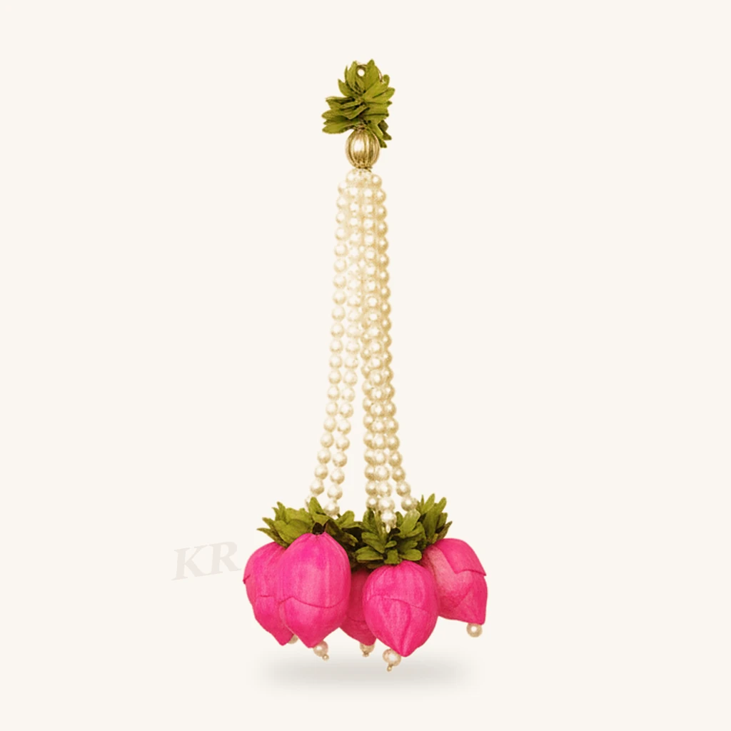 Divine Pearl & Lotus Hangings, Pack of 6 – view 5