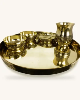 Bronze (Kansa) Dinner Set &ndash; 6 Pcs