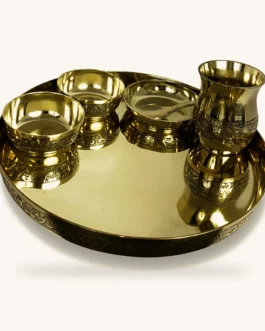 Bronze (Kansa) Dinner Set &ndash; 6 Pcs