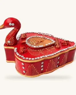Wooden Pooja Chopra with 4 Sections