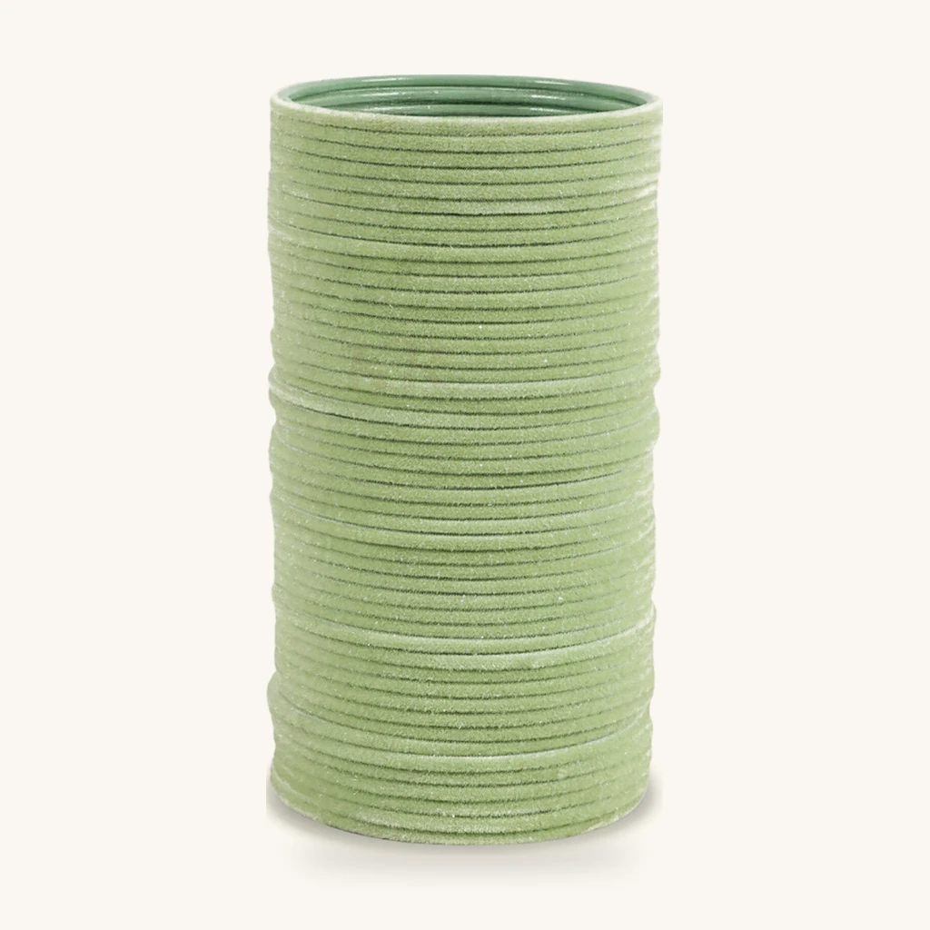 light green velvet